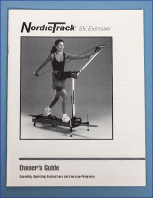 NordicTrack Pro Skier Owners Manual Original Printed Catalog Manual 